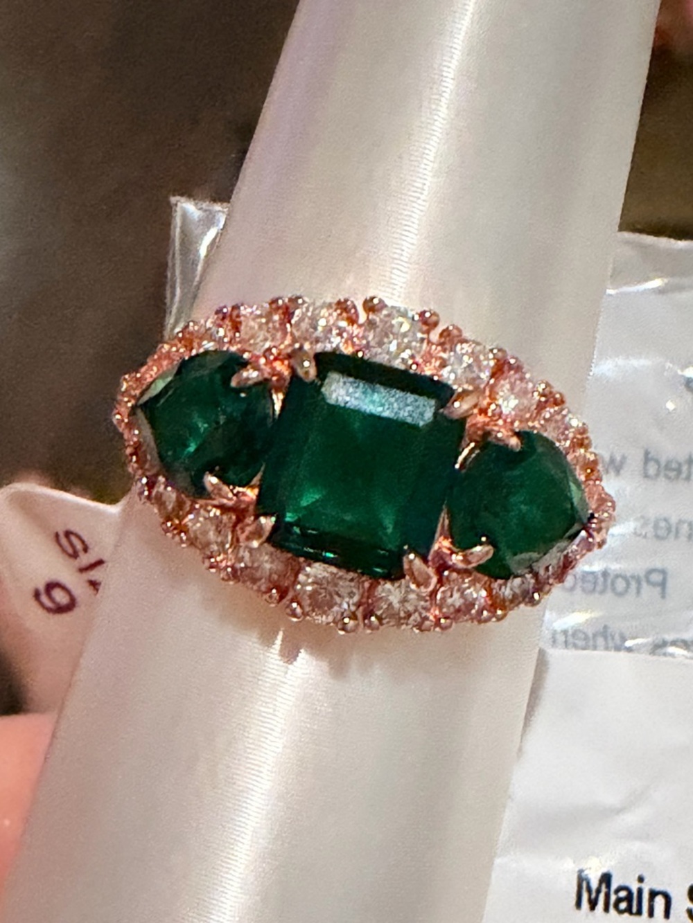 Bomb Party ‘The Ashford Ring’ May 2026 Birthday Ring, Rose Gold Plating, Size 9